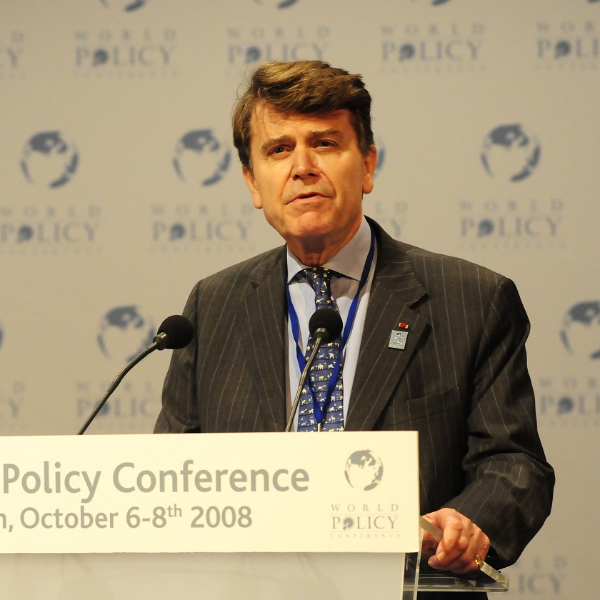 Thierry de montbrial au lancement de la world policy conference en 2008