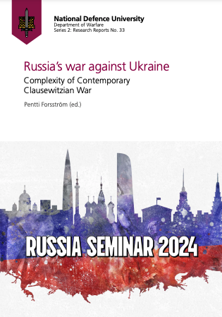 Russia's War Against Ukraine Cover - National Defence University, Helsinki