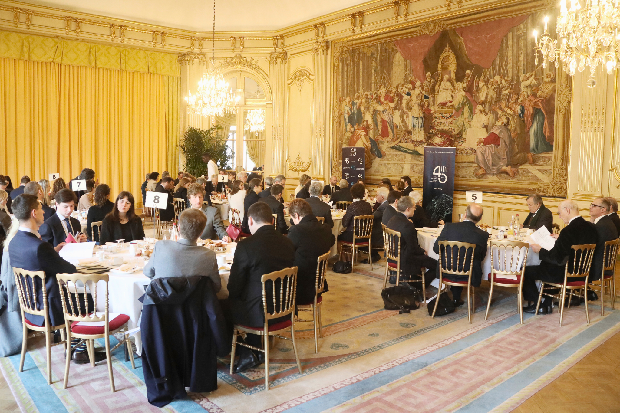 Petit-déjeuner débat avec Maia Sandu, Présidente de la République de Moldavie, mars 2024