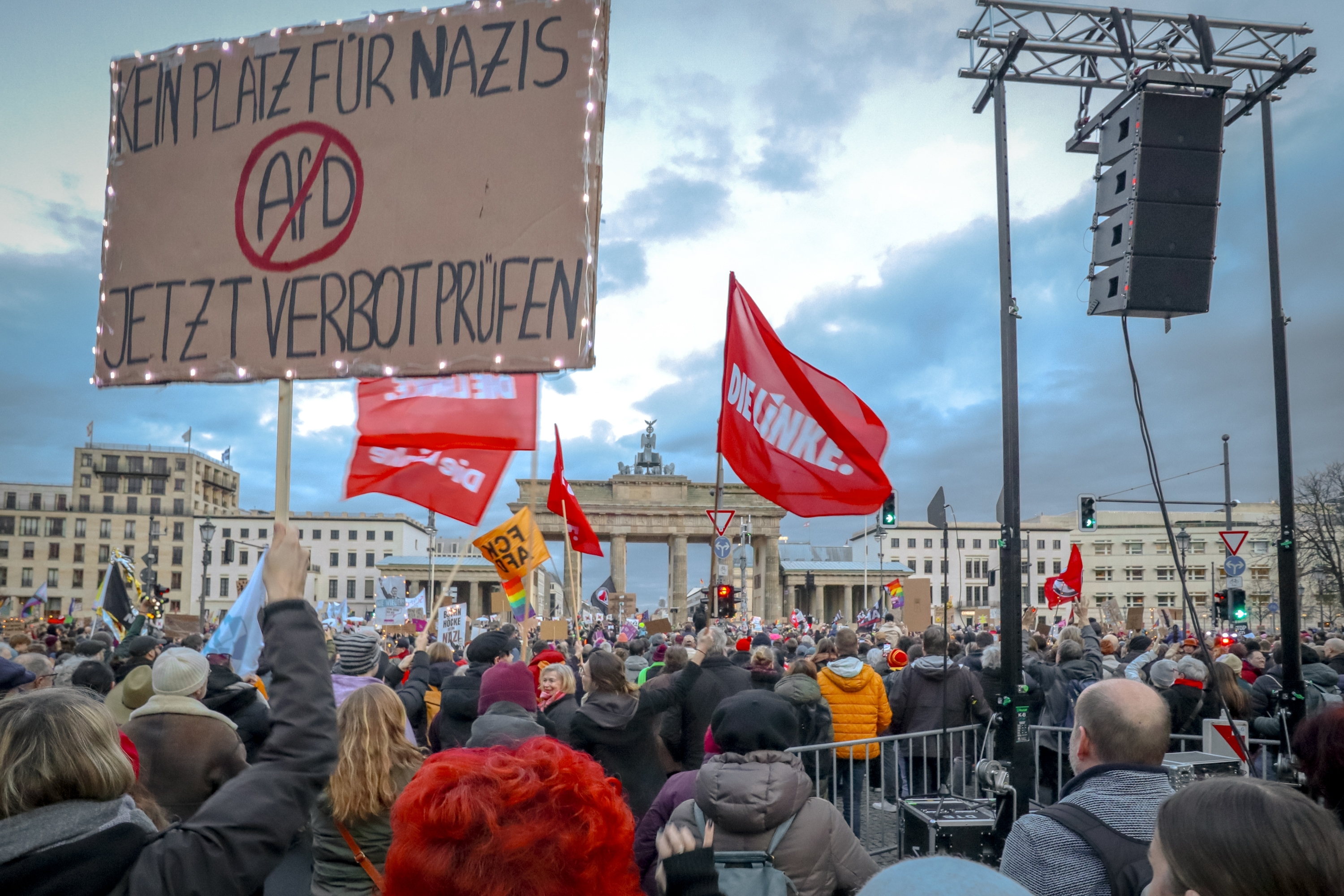 Manifestation contre le parti d'extrême-droite AfD, Berlin - 25 janvier 2025 