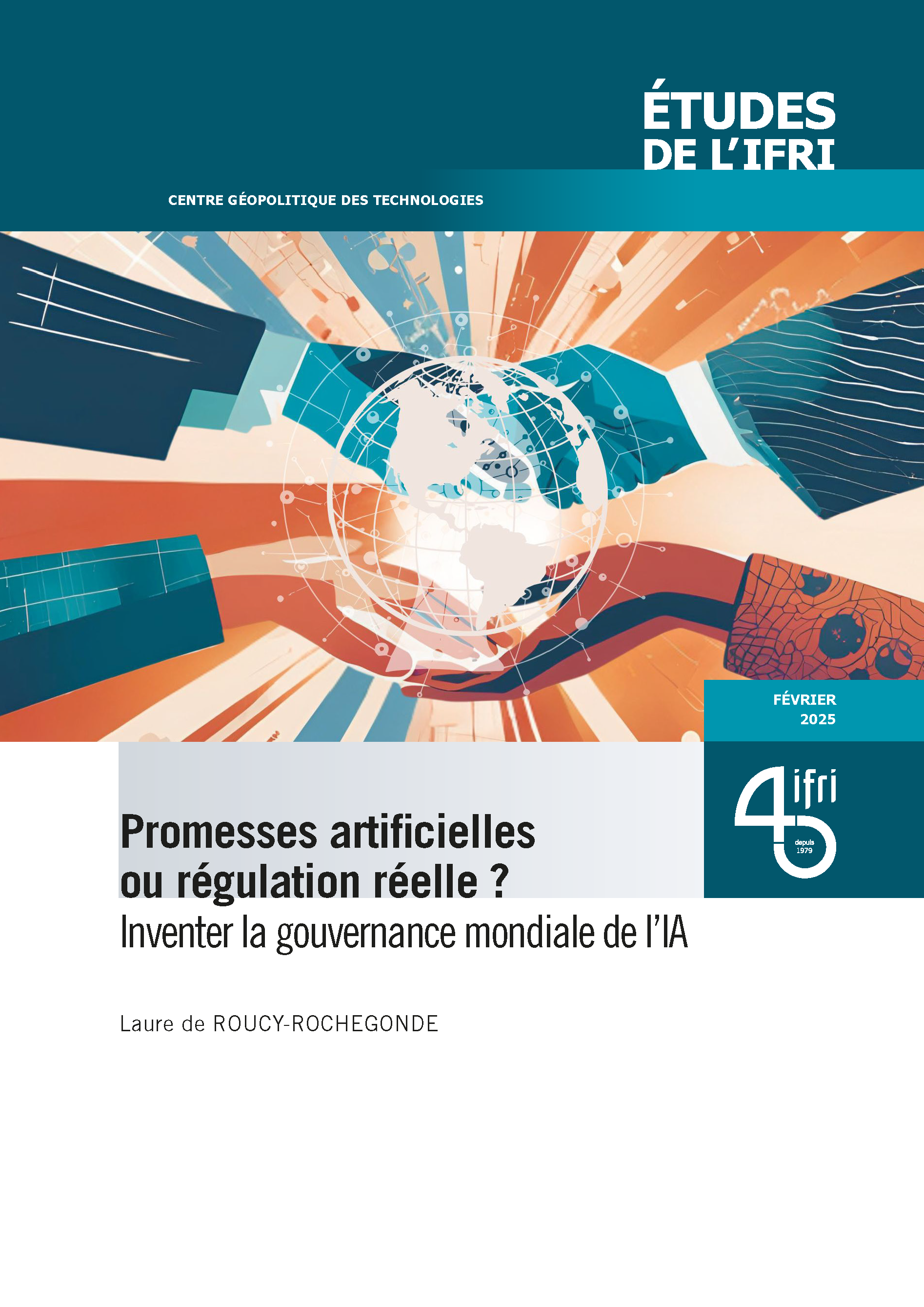 Etude sur la gouvernance mondiale de l'intelligence artificielle de la docteure Laure de Roucy-Rochegonde