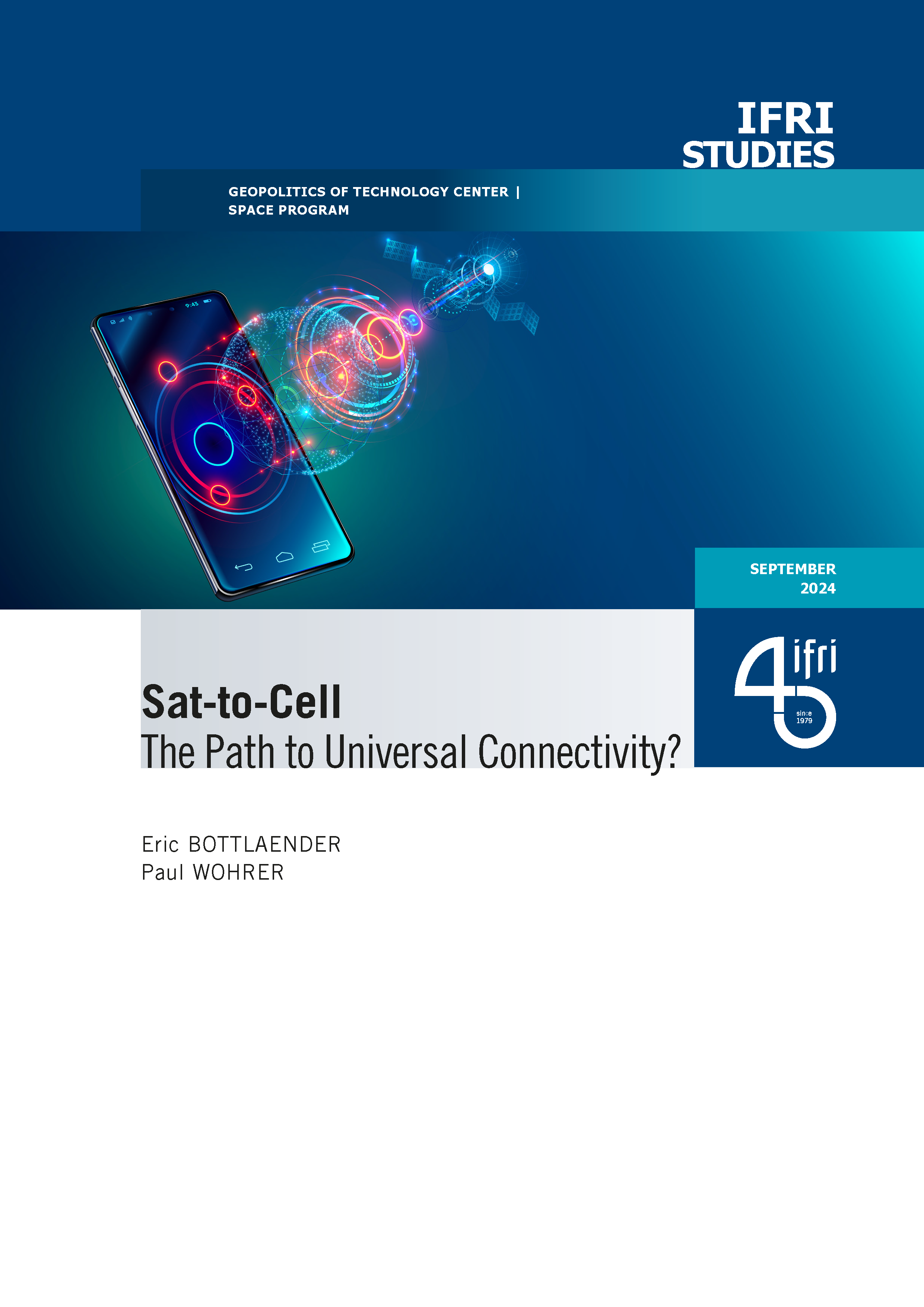 Cover of Bottlaender and Wohrer Sat-to-Cell's study