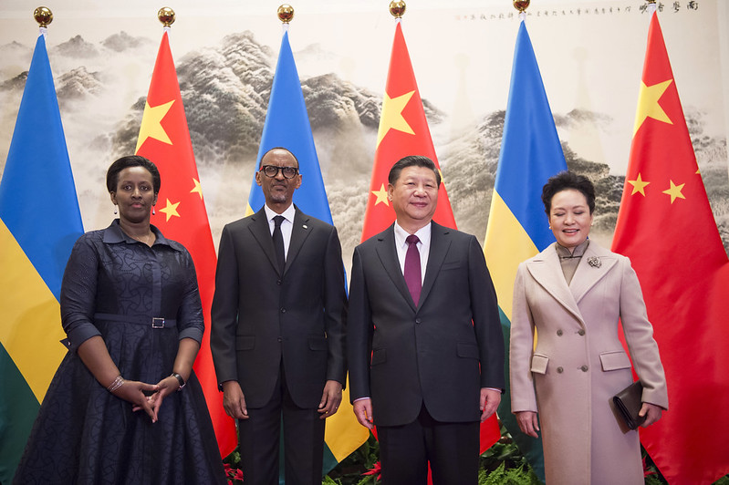 President Kagame and First Lady Jeannette Kagame received by President of China Xi Jinping and First Lady Peng Liyuan | Beijing, 17 March 2017