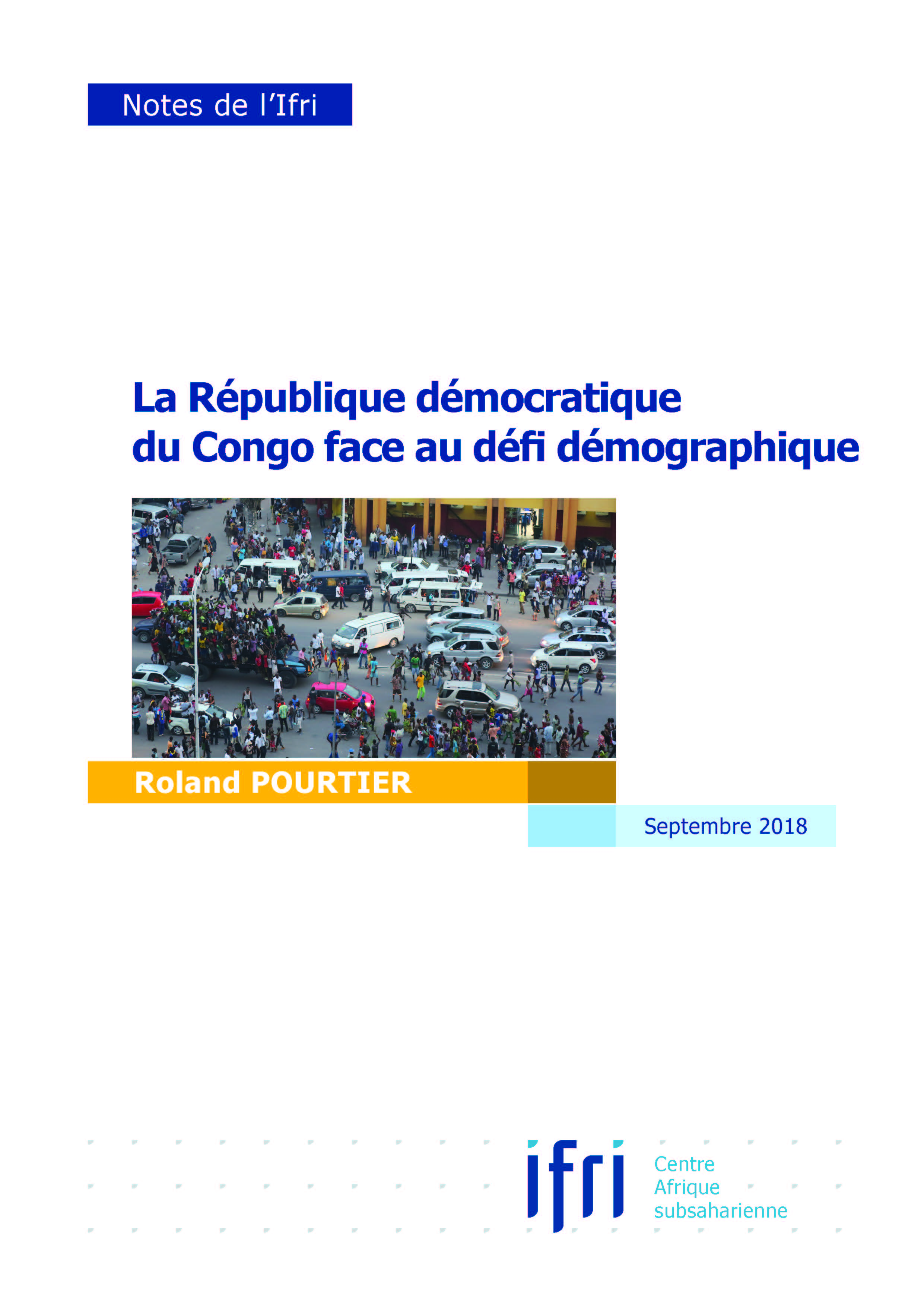 Couverture Pourtier RDC