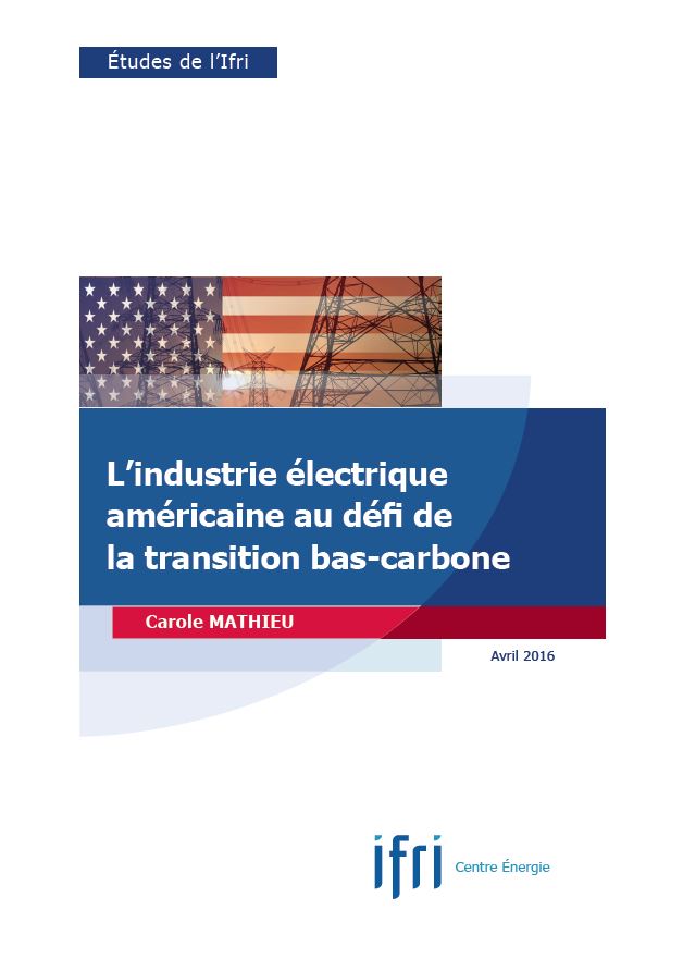 Couverture étude US électricité