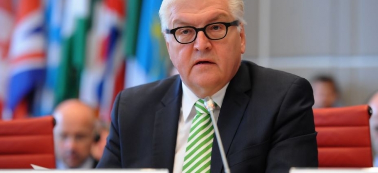 Le ministre allemand des Affaires étrangères Frank-Walter Steinmeier au Conseil permanent de l'OSCE à Vienne, le 2 juillet 2015.