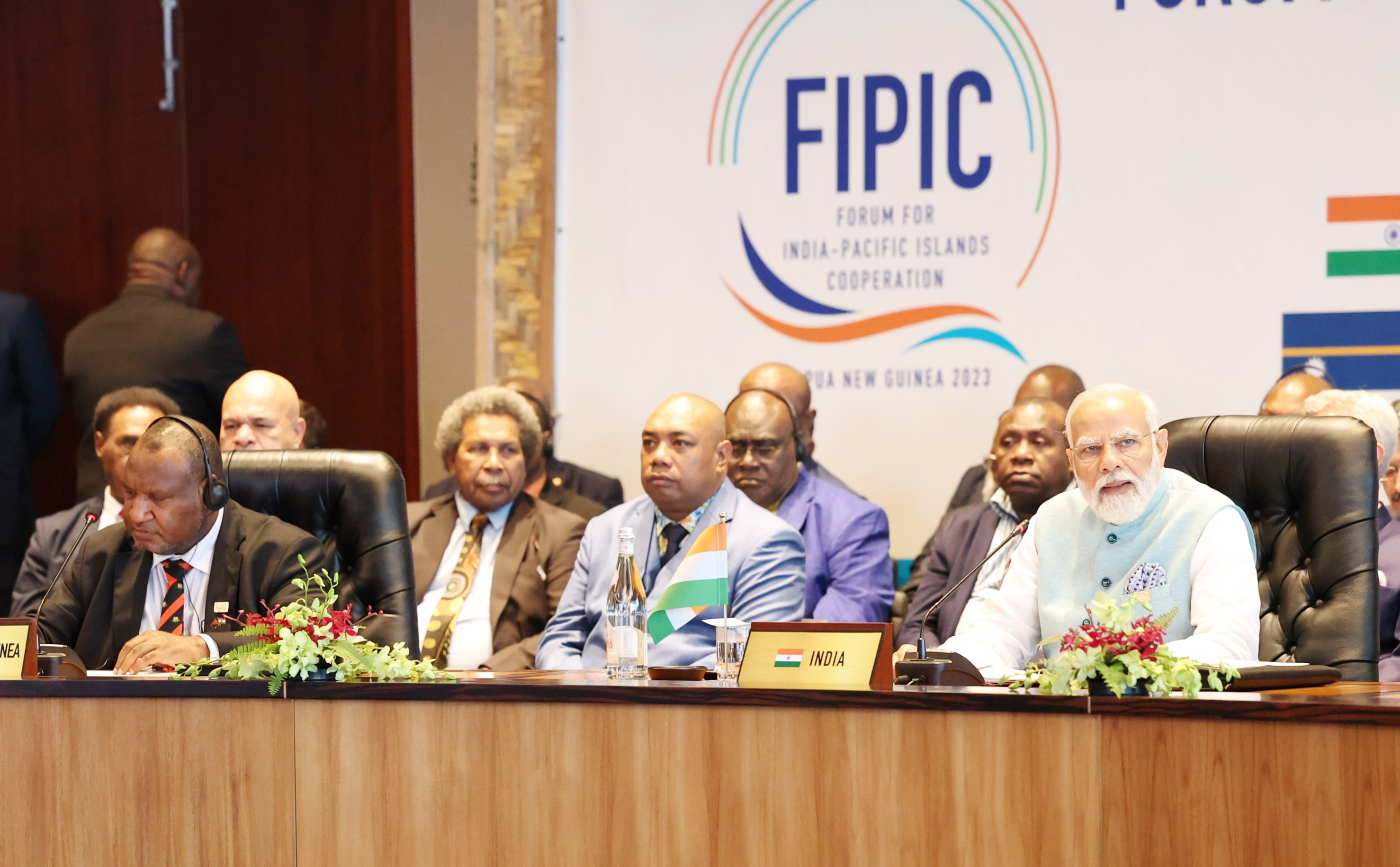 Prime Minister Modi at the 2023 FIPIC