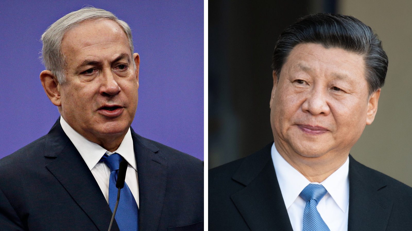 Benyamin Netanyahu, Israeli Prime Minister and Xi Jinping, President of the People's Republic of China