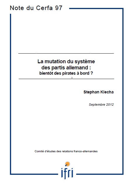 La mutation du système des partis allemand : bientôt des pirates à bord ?