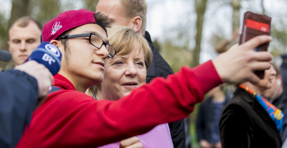 ST. JULIAN'S - MALTA, 30 March 2017: Chancellor of the Federal Republic of Germany Angela Merkel during the congress of the European People's Party (EPP)