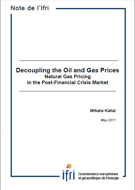 Decoupling the Oil and Gas Prices - Natural Gas Pricing in the Post-Financial Crisis Market