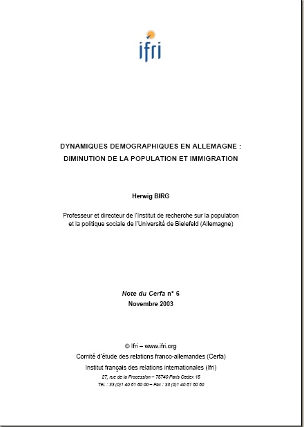 Dynamiques démographiques en Allemagne : diminution de la population et immigration