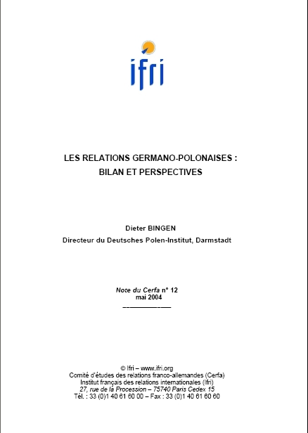 Les relations germano-polonaises : bilan et perspectives