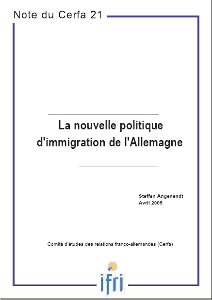 La nouvelle politique de l'immigration de l'Allemagne