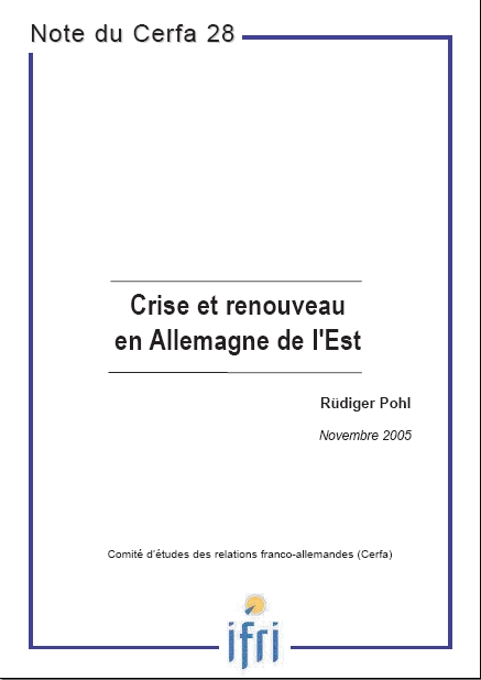 Crise et renouveau en Allemagne de l'Est