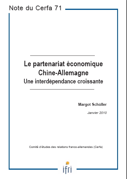 Le partenariat économique Chine - Allemagne : une interdépendance croissante