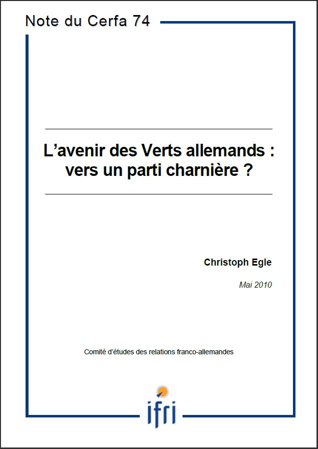 L'avenir des Verts allemands : vers un parti charnière ?