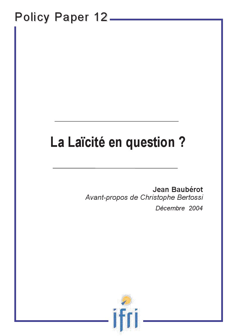 La Laïcité en question?