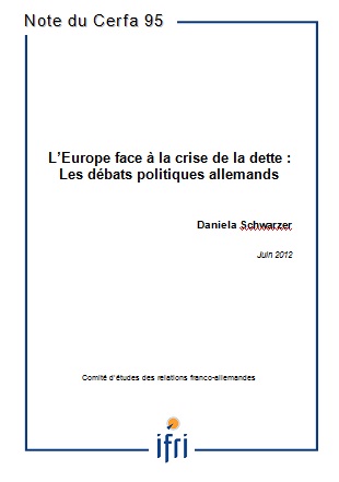 L'Europe face à la crise de la dette : Les débats politiques allemands