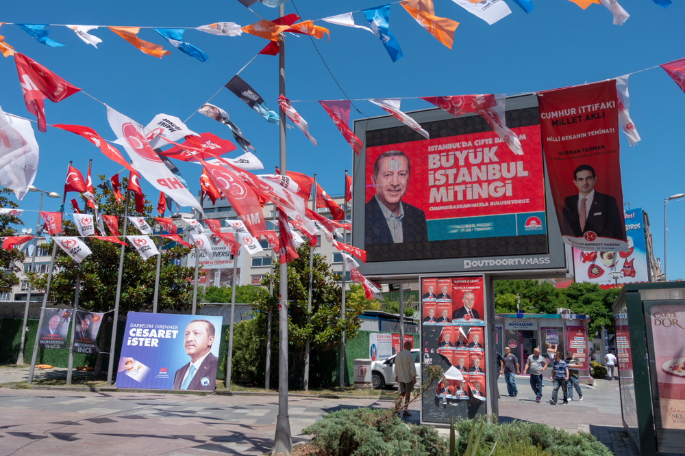 Istanbul,Turkey- June 11,2018: Ahead of Early Presidential and Parliamentary Elections