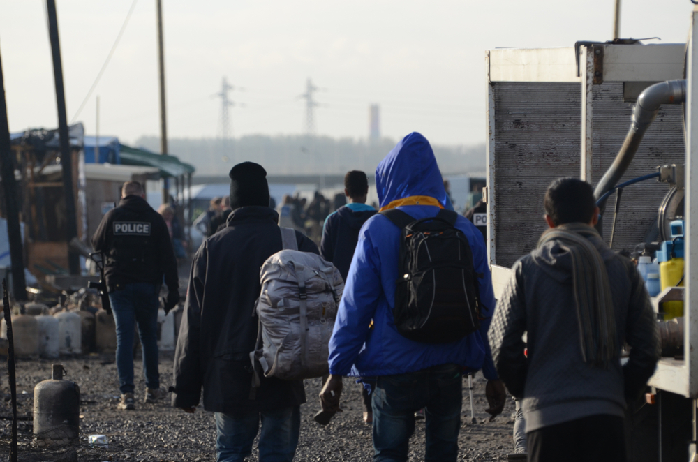 La jungle de Calais, France.