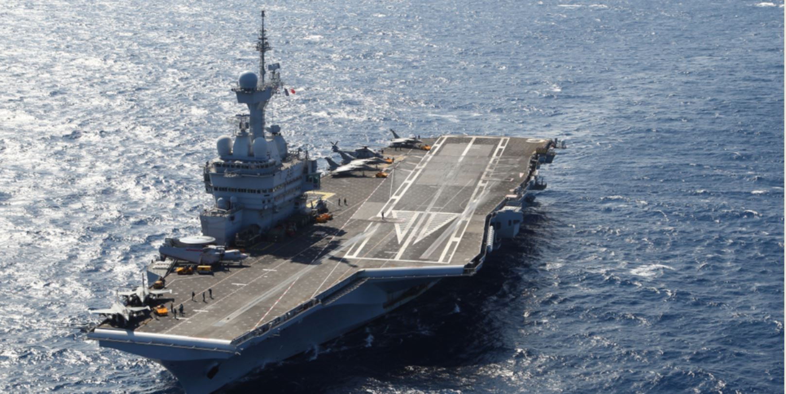 The French aircraft carrier "Charles de Gaulle"