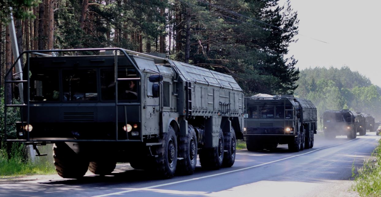 Russian "Iskander-M" missile systems arrived in Minsk, Belarus, June 2019 