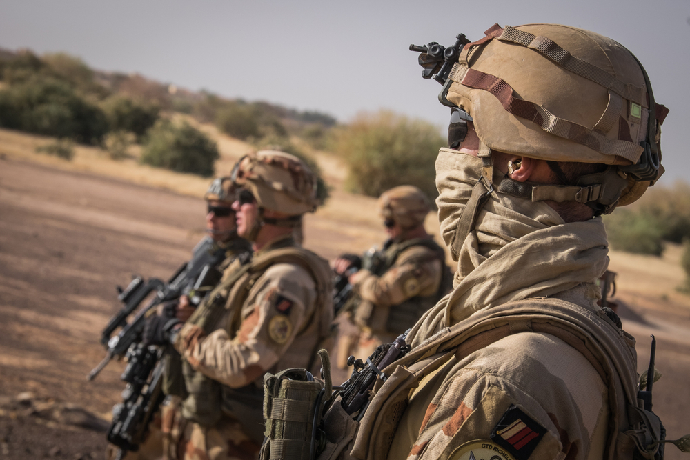 Soldats français de l'opération Barkhane, Ansongo, Mali 