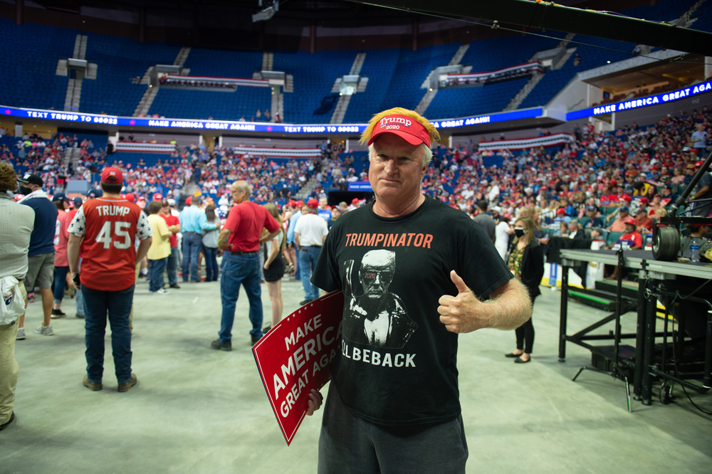 Tulsa, Oklahoma, Etats-Unis, 20 juin 2020 : supporters de Trump