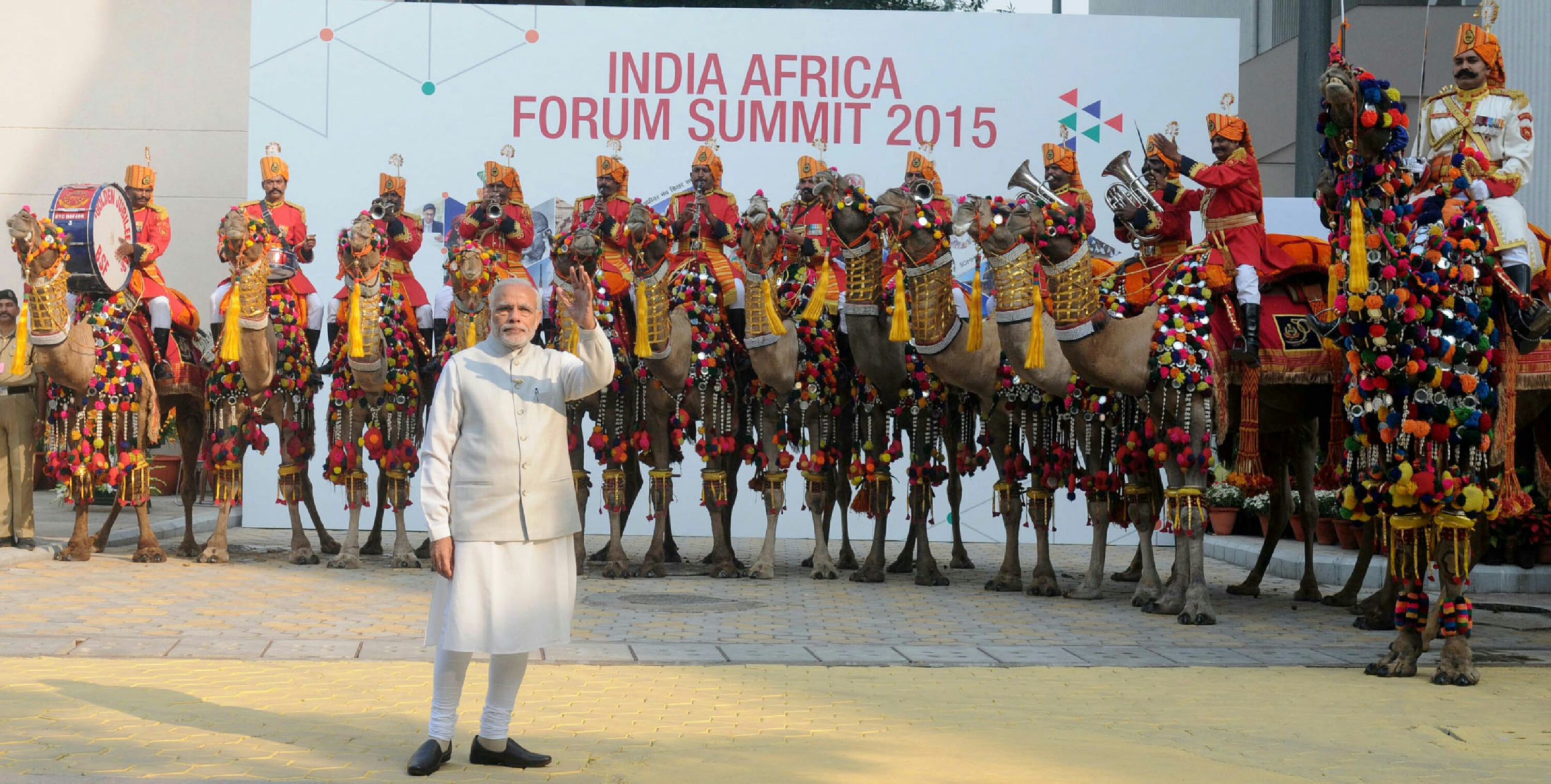 Shri Narendra Modi au 3ème Sommet du Forum ''Inde-Afrique'' le 29 octobre 2015