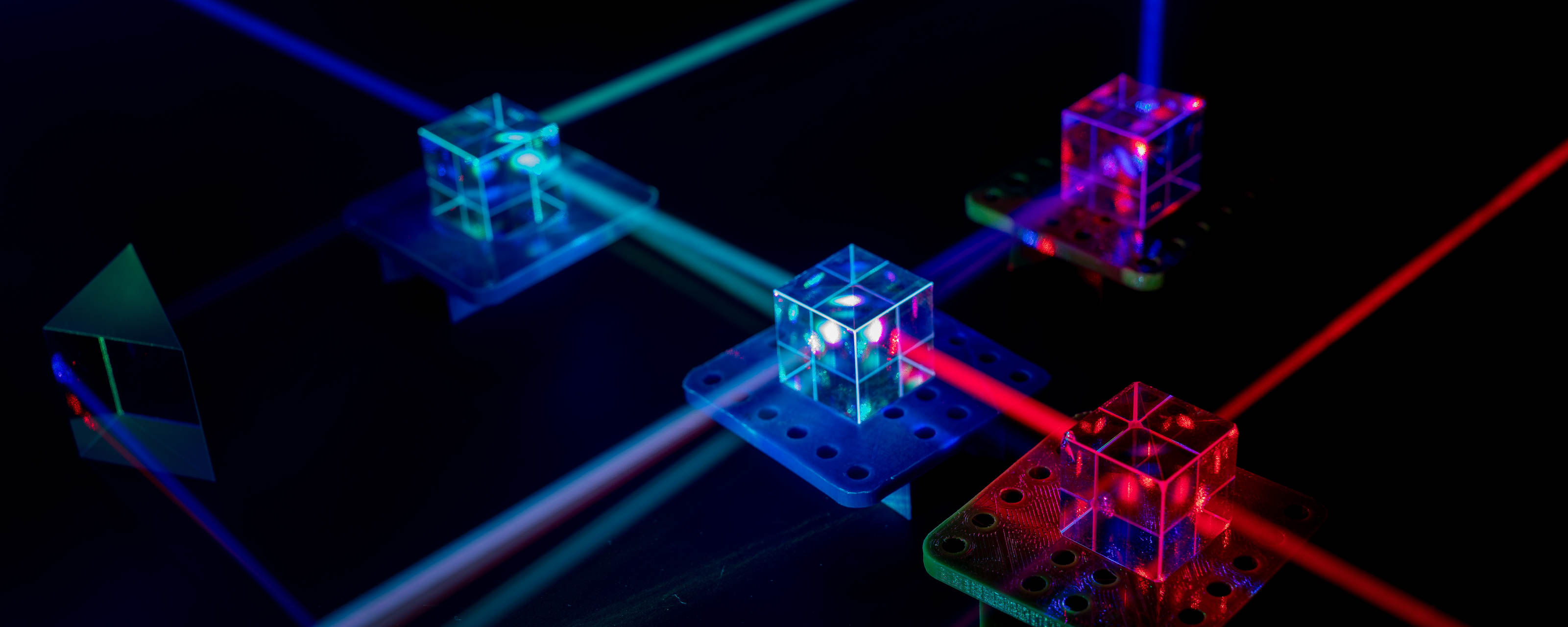  Laser beams in the optical physics laboratory 