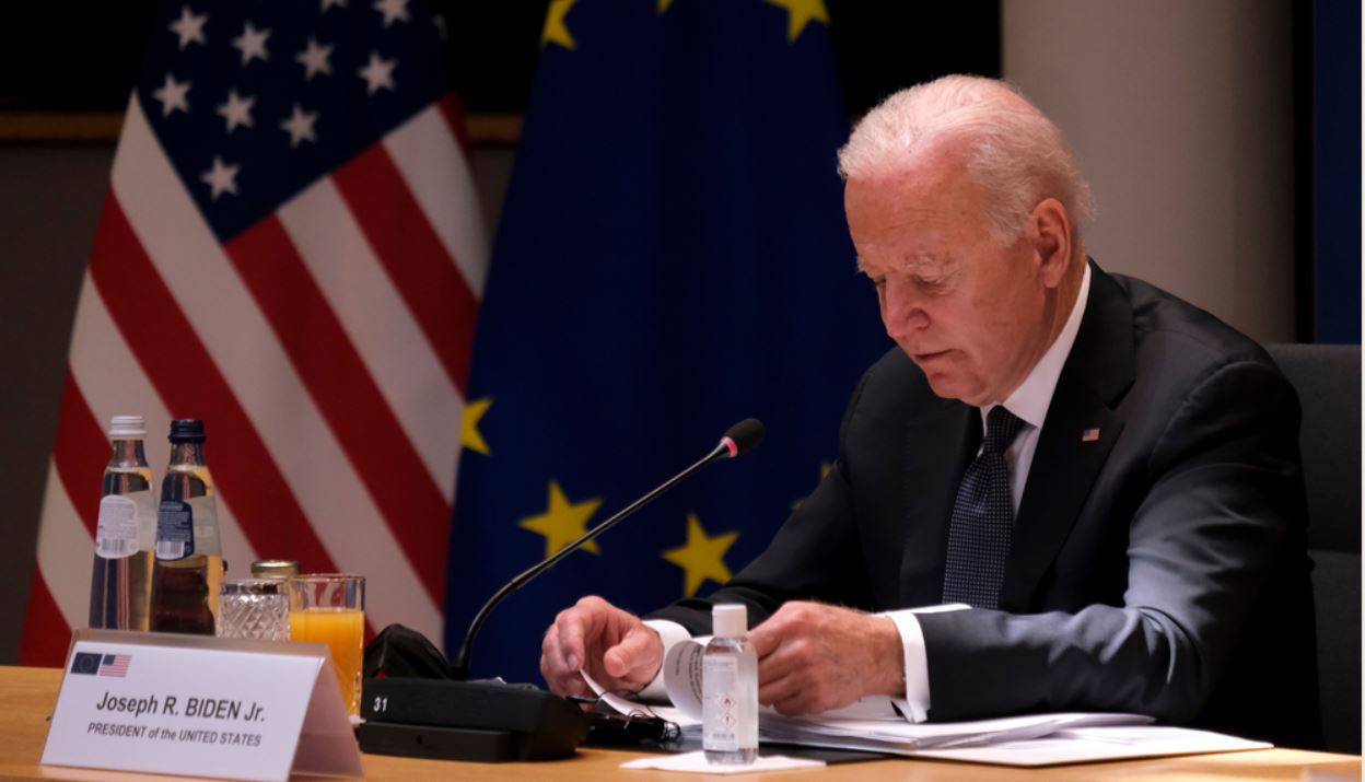 Le président Joe Biden, Sommet de l'Union européenne, Bruxelles, 15 juin 2021