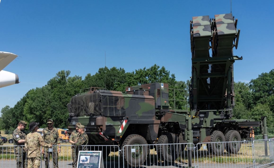 Missile mobile sol-air et système antimissile balistique MIM-104 Patriot. Force aérienne allemande, Berlin - 23 JUIN 2022 