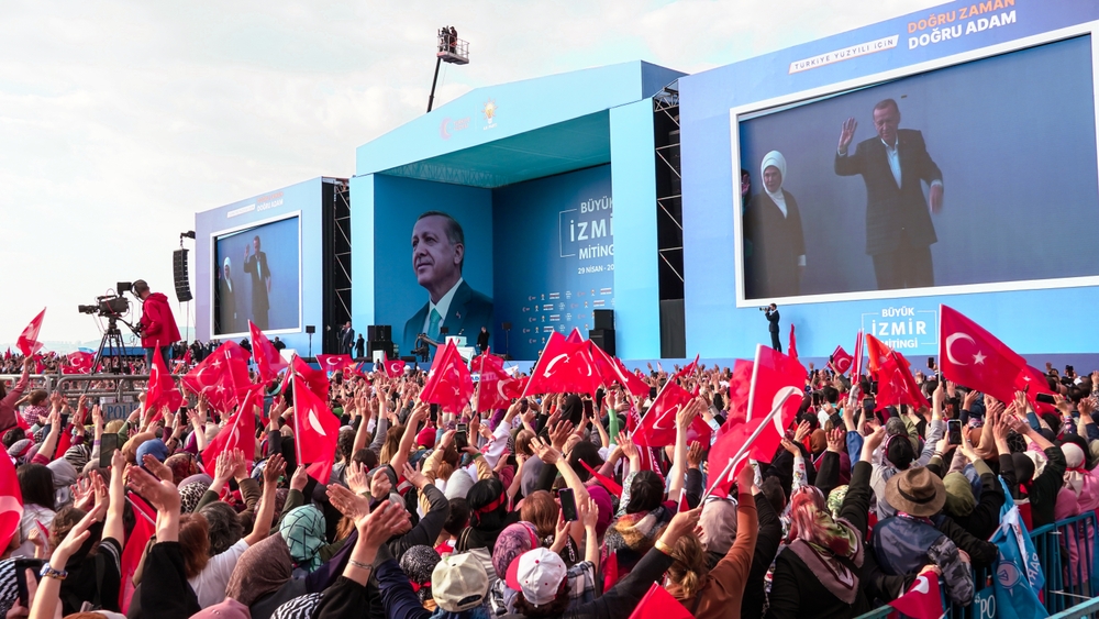 Le Président Recep Tayyip Erdogan, Izmir, 14 mai 2023