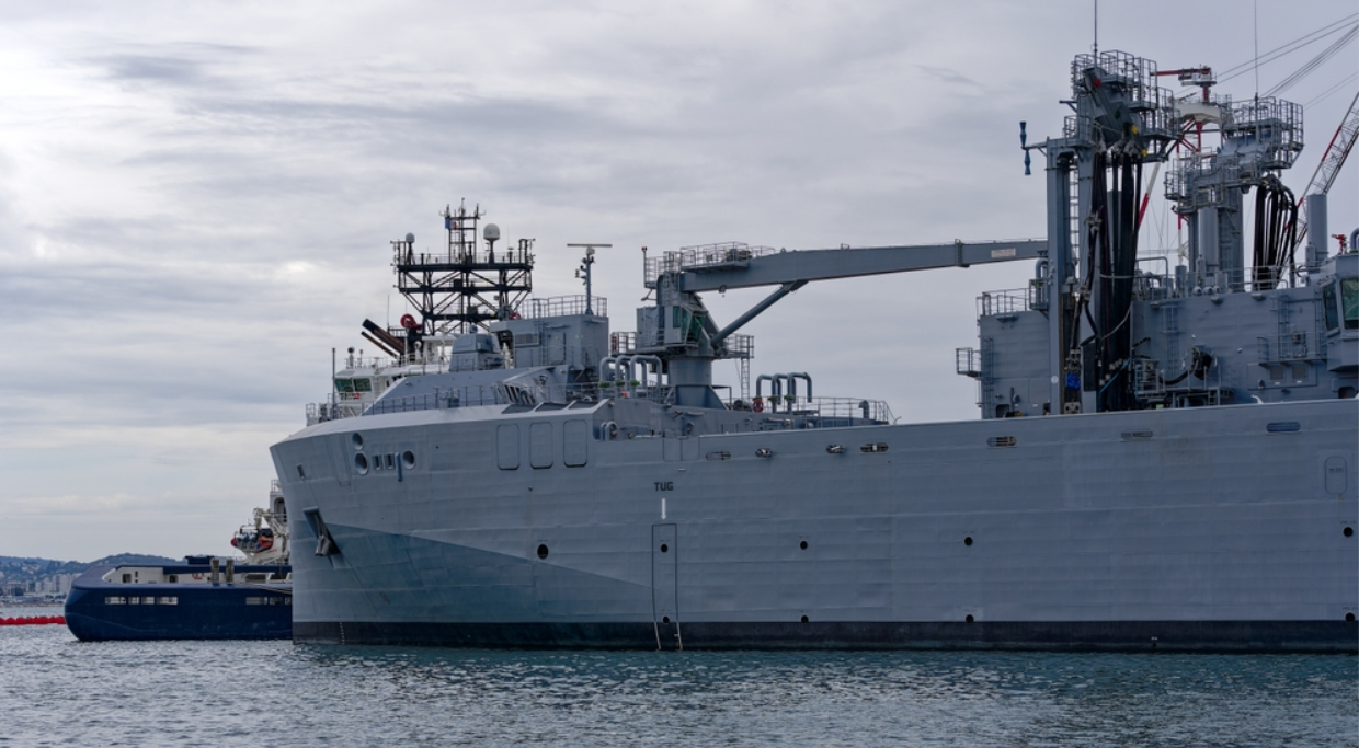 L'A-725 de Jacques Chevallier, base navale de la Marine française, Toulon, 9 juin 2023