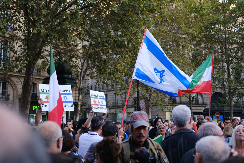 Rassemblement sur la place Victor Hugo en soutein d'Israël après l'attaque du Hamas, Paris, 9 octobre 2023 