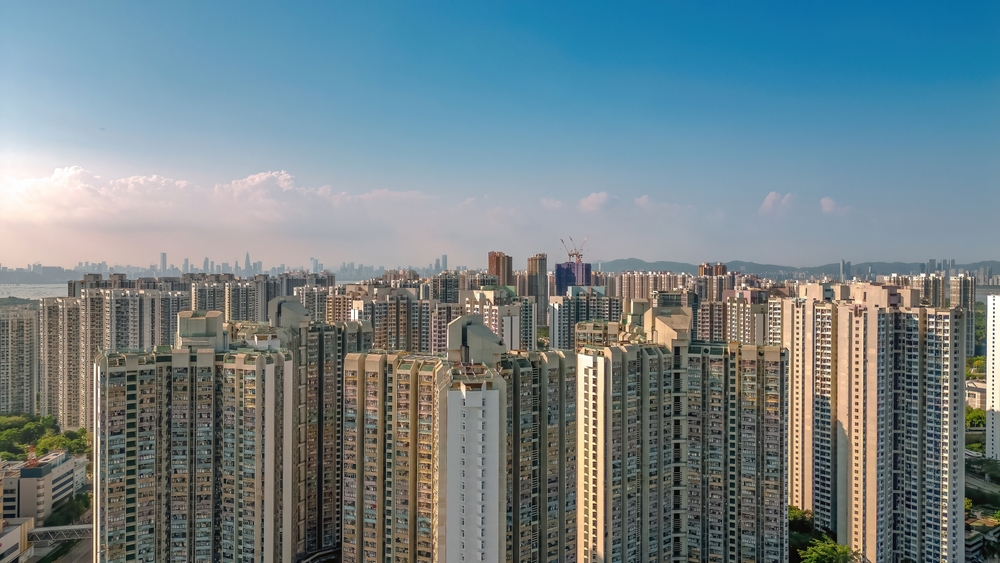 Le district de Tin Shui Wai à Hong Kong - 23 septembre 2023