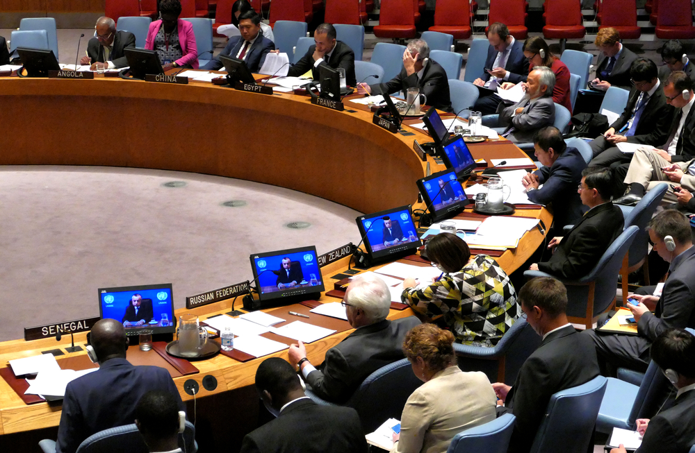 New York, United States. 25th August 2016. Security Council