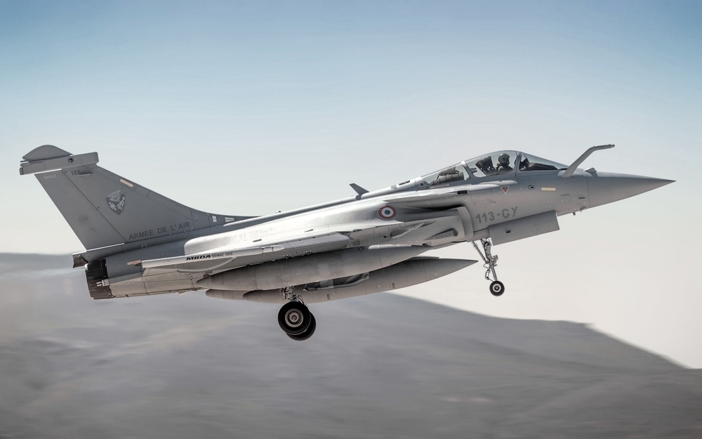 Rafale chasseur bombardier de l'Armée de l'Air, France