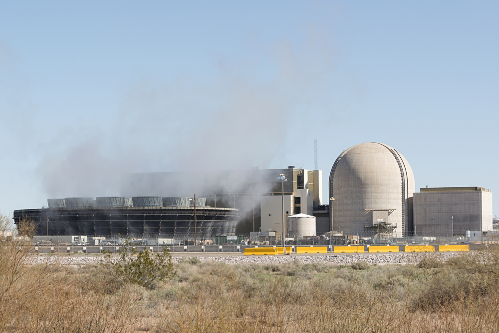 Centrale nucléaire de Palo Verde, Arizona, États-Unis - 27 janvier 2017.