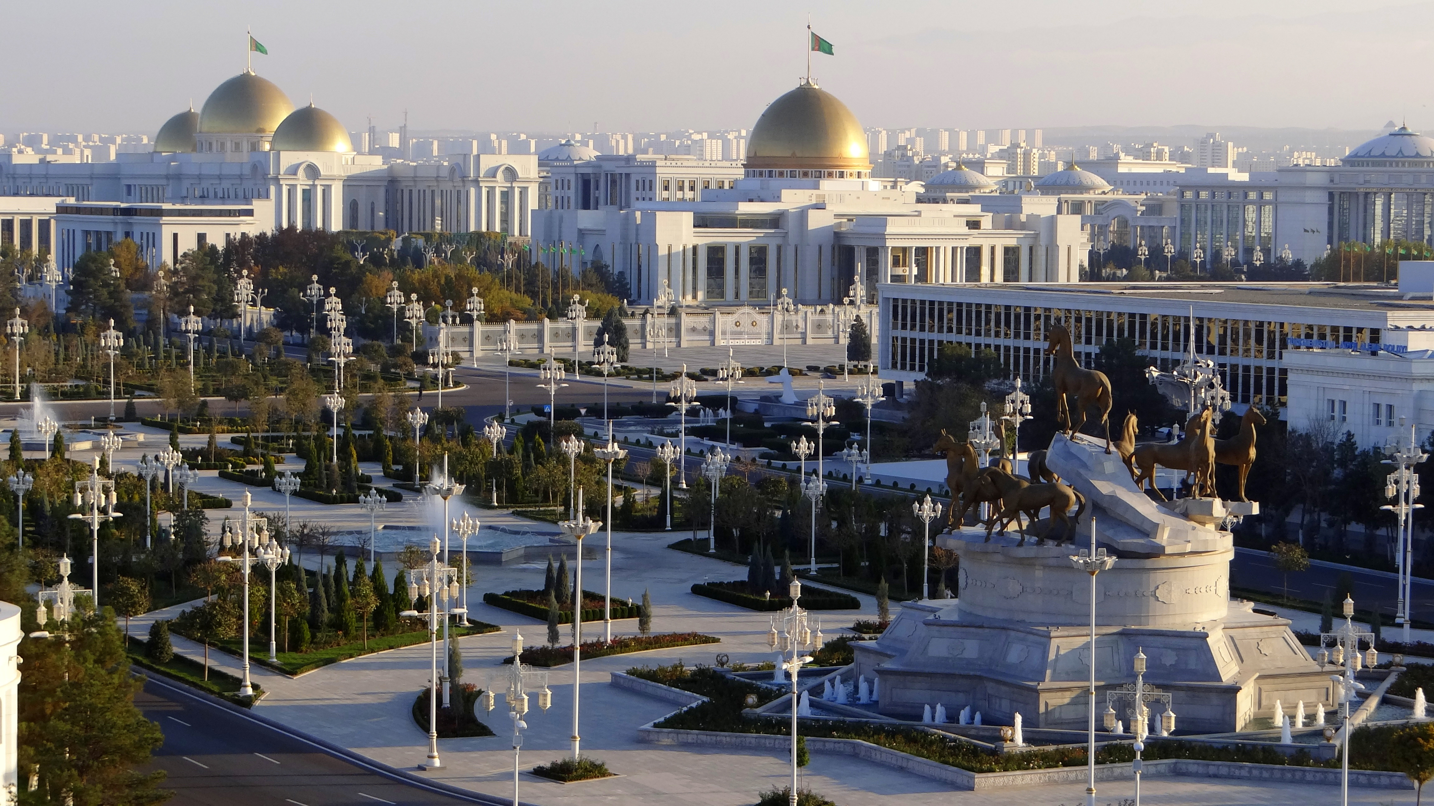 Achkhabad, capitale du Turkménistan