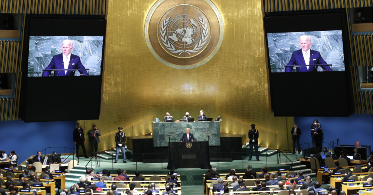 Le président américain Joe Biden à la 78e session de l'Assemblée générale des Nations Unies, New York, 19 septembre 2023