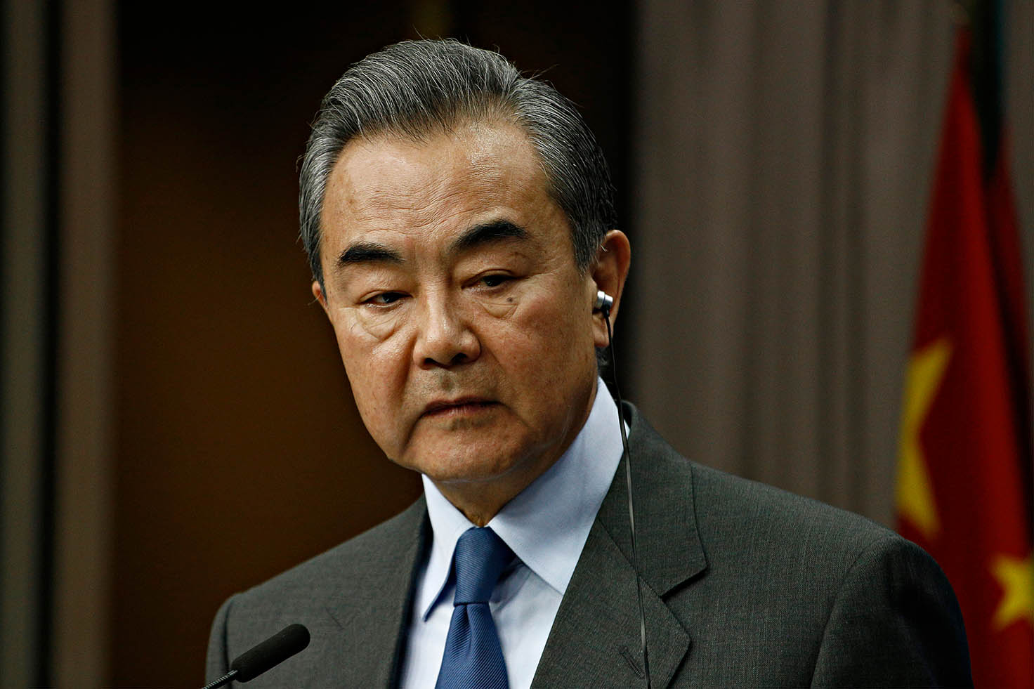 Brussels, Belgium. 18th March, 2019. Chinese Minister of Foreign Affairs WANG Yi and EU Commissioner Federica MOGHERINI hold a press conference on EU-China High-Level Strategic Dialogue