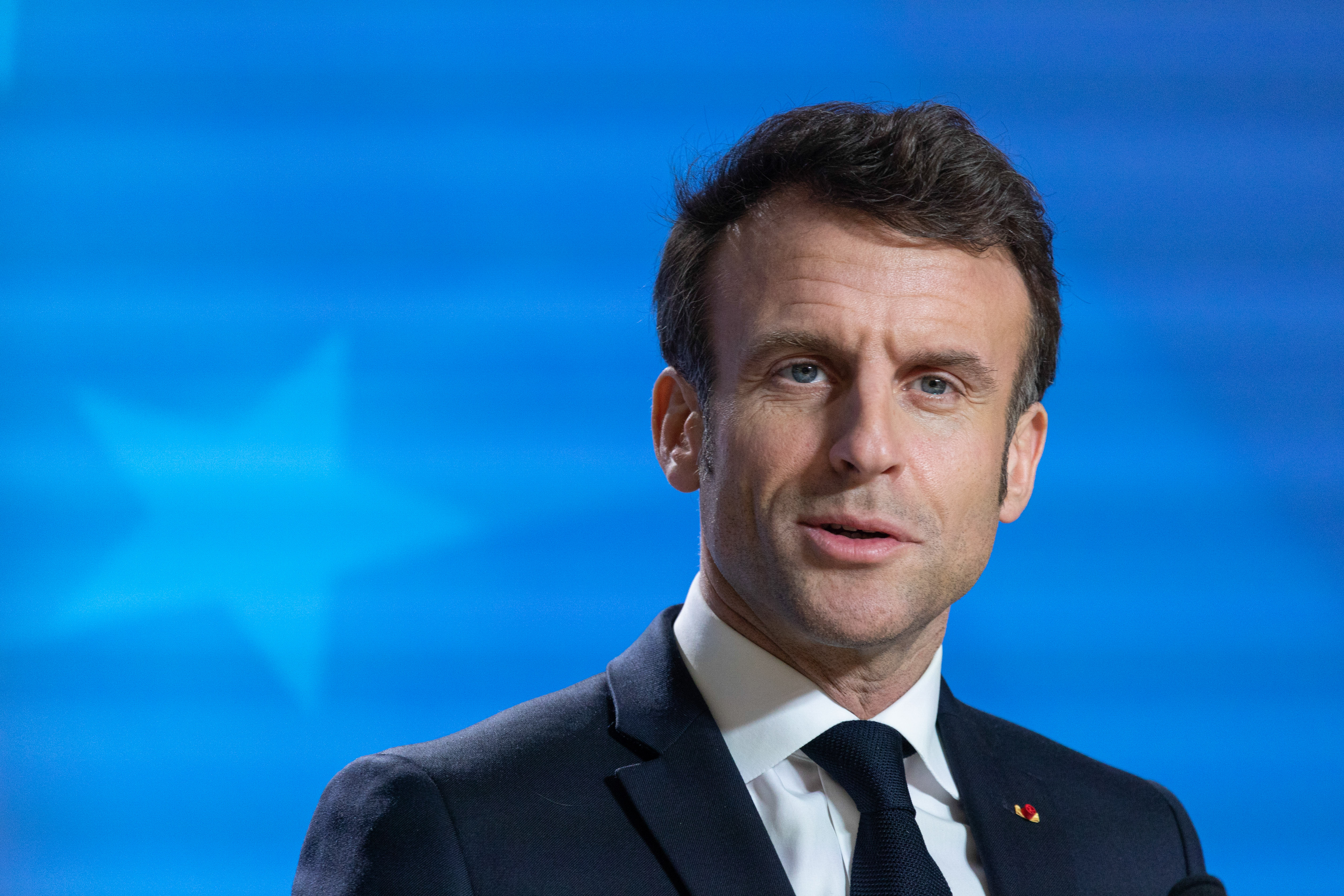 Le Président Emmanuel Macron, 10 février 2023