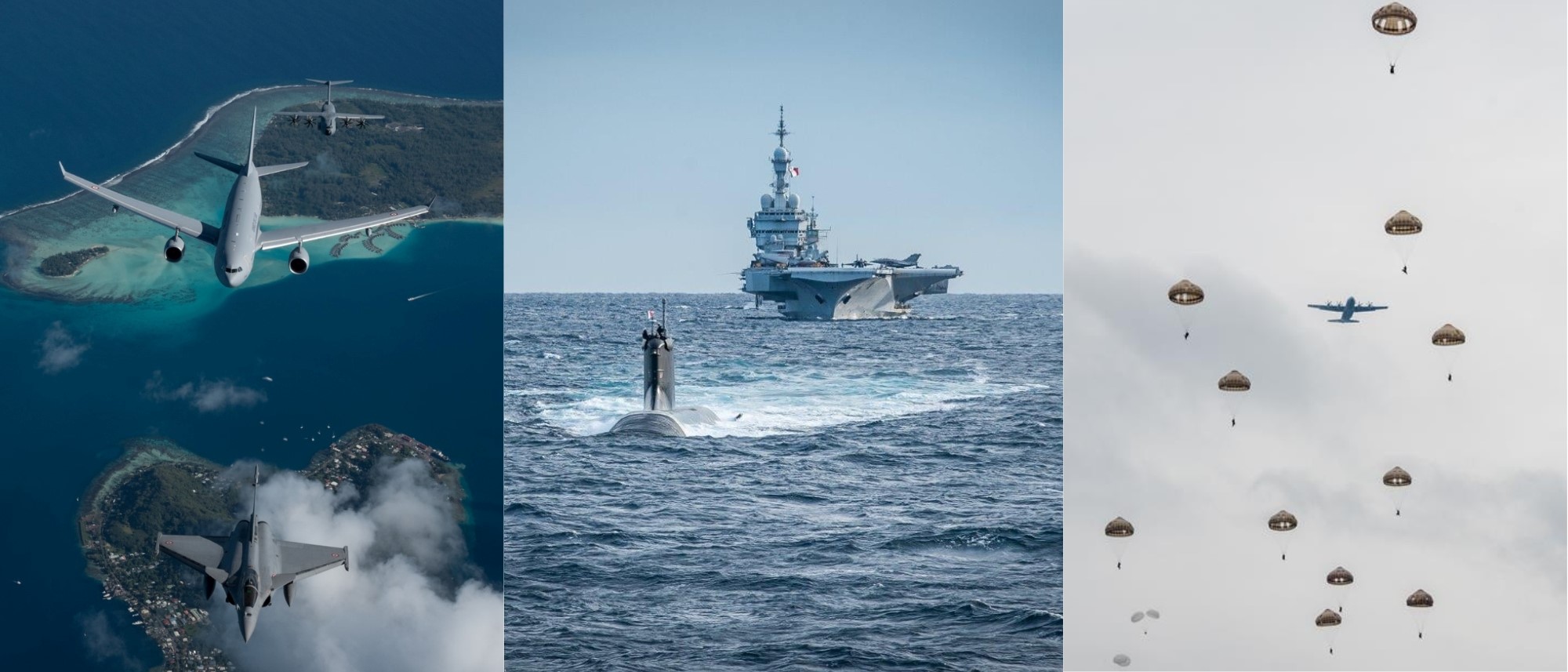 French armed forces during Exercices Heifara, Polaris and Orion