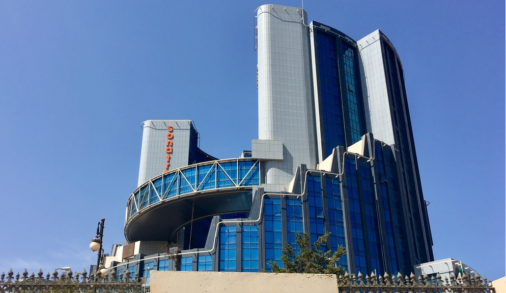 ORAN, ALGERIA - SEPTEMBER 21, 2017: Sonatrach AVAL head office building in Oran Algeria