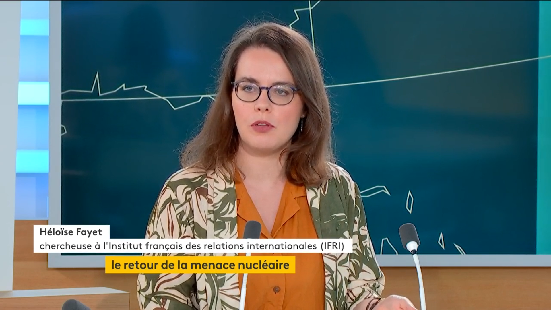 Héloïse Fayet invitée sur franceinfo tv