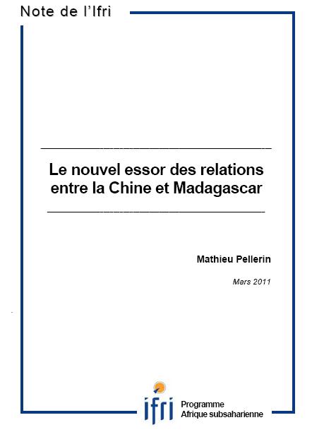 Le nouvel essor des relations entre la Chine et Madagascar