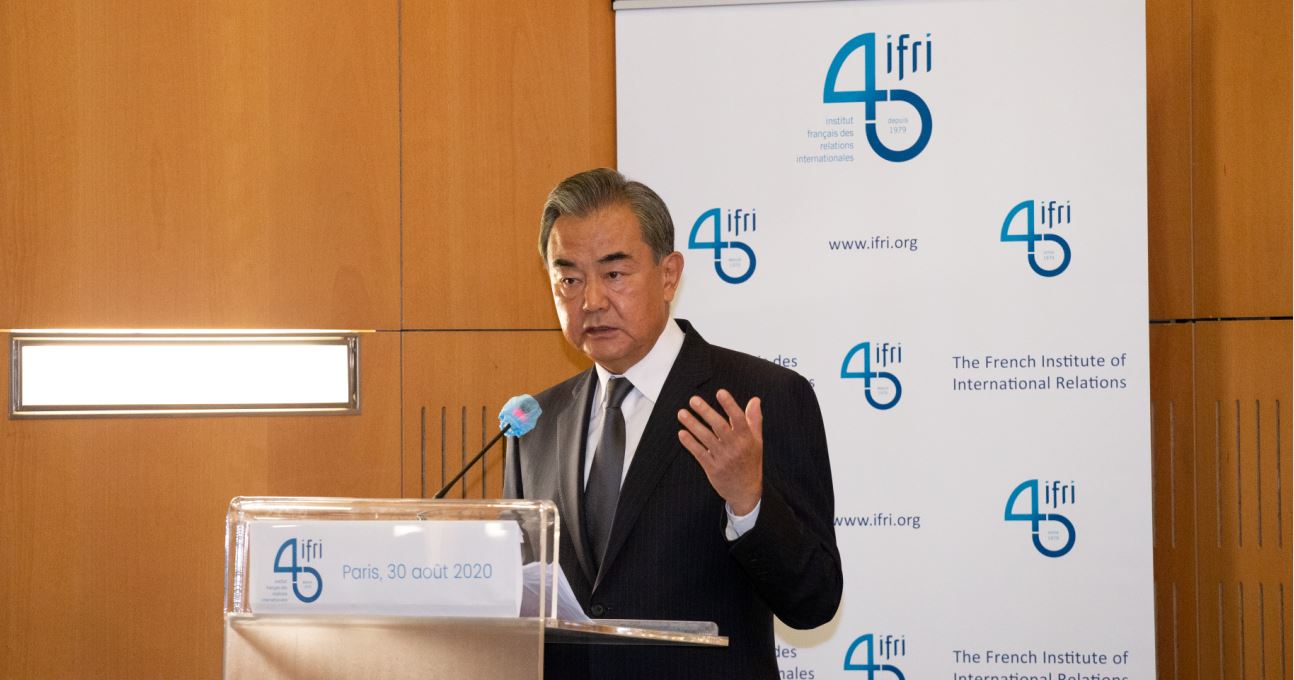 Wang YI, Ministre des Affaires étrangère de la Chine, Ifri