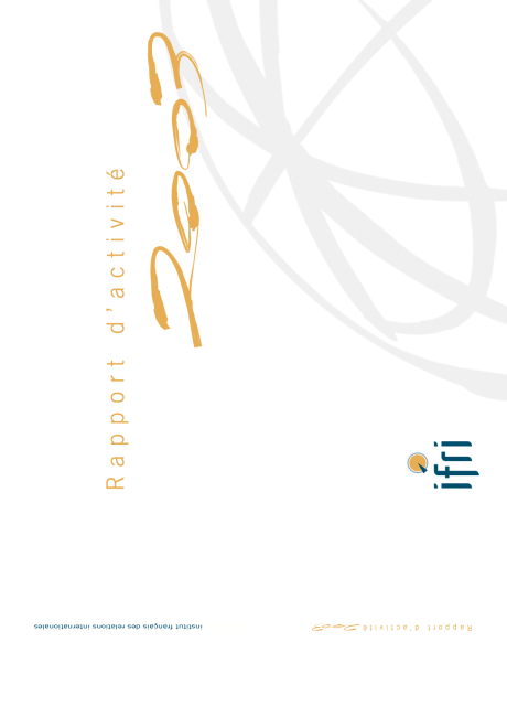 2003 - Couverture du Rapport annuel de l'Ifri